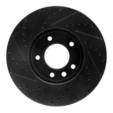 R1 Concepts 08-18 Mercedes-Benz G500 (USA/Canada) Front Right Drilled & Slotted Black Brake Rotor by R1 Concepts RNC-633-63135R