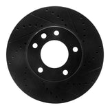 R1 Concepts 08-18 Mercedes-Benz G500 (USA/Canada) Front Right Drilled & Slotted Black Brake Rotor by R1 Concepts RNC-633-63135R