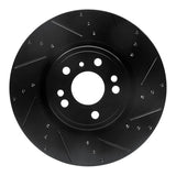 R1 Concepts 12-18 Mercedes-Benz ML350 Front Right Drilled & Slotted Black Brake Rotor by R1 Concepts RNC-633-63144R
