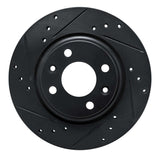 R1 Concepts 15-19 Renault Logan (Mexico) Front Left Drilled & Slotted Black Brake Rotor by R1 Concepts RNC-633-63159L