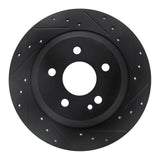 R1 Concepts 16-23 Mercedes-Benz Viano (Mexico) Rear Right Drilled & Slotted Black Brake Rotor by R1 Concepts RNC-633-63161R