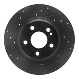 R1 Concepts 15-21 Mercedes-Benz C300 Coupe & Convertible Rear Left Drilled & Slotted Black Brake Rotor by R1 Concepts RNC-633-63173L