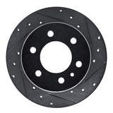 R1 Concepts 19-25 Freightliner SprintER 2500 Rear Right Drilled & Slotted Black Brake Rotor by R1 Concepts RNC-633-63174R