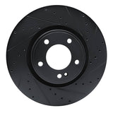 R1 Concepts 19-25 Mercedes-Benz G550 Front Right Drilled & Slotted Black Brake Rotor by R1 Concepts RNC-633-63176R