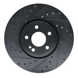 R1 Concepts 19-25 Mercedes-Benz EQB 350 Front Left Drilled & Slotted Black Brake Rotor by R1 Concepts RNC-633-63185L