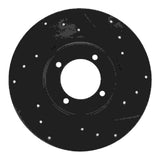 R1 Concepts 62-80 MG MGB Front Right Drilled & Slotted Black Brake Rotor by R1 Concepts RNC-633-64002R