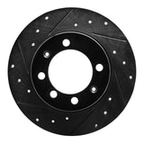 R1 Concepts 69-87 Saab 900 Front Left Rear Left Drilled & Slotted Black Brake Rotor by R1 Concepts RNC-633-65000L