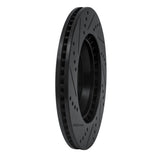 R1 Concepts 86-86 Saab 9000 Front Right Drilled & Slotted Black Brake Rotor by R1 Concepts RNC-633-65004R