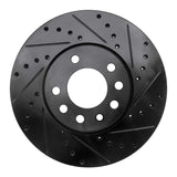 R1 Concepts 03-11 Cadillac BLS (Mexico) Front Right Drilled & Slotted Black Brake Rotor by R1 Concepts RNC-633-65015R