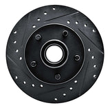 R1 Concepts 79-83 American Motors PaceR Front Left Drilled & Slotted Black Brake Rotor by R1 Concepts RNC-633-66002L