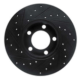 R1 Concepts 67-70 American Motors Javelin Front Right Drilled & Slotted Black Brake Rotor by R1 Concepts RNC-633-66006R