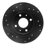 R1 Concepts 86-06 Nissan TSURU (Mexico) Front Right Drilled & Slotted Black Brake Rotor by R1 Concepts RNC-633-67020R
