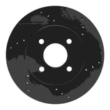 R1 Concepts 11-25 Nissan Note (Mexico) Front Right Drilled & Slotted Black Brake Rotor by R1 Concepts RNC-633-67065R