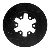 R1 Concepts 85-12 Nissan NP300 (Mexico) Front Left Drilled & Slotted Black Brake Rotor by R1 Concepts RNC-633-67079L