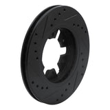 R1 Concepts 85-97 Nissan D21 Pickup RWD (4 Cyl Excl HD) Front Right Drilled & Slotted Black Brake Rotor by R1 Concepts RNC-633-67081R