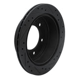 R1 Concepts 88-95 Nissan Pathfinder Rear Right Drilled & Slotted Black Brake Rotor by R1 Concepts RNC-633-67083R