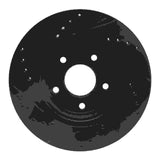 R1 Concepts 14-23 Nissan Rogue Front Right Drilled & Slotted Black Brake Rotor by R1 Concepts RNC-633-67106R