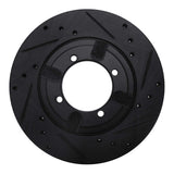 R1 Concepts 84-90 Dodge COLT Front Right Drilled & Slotted Black Brake Rotor by R1 Concepts RNC-633-72009R