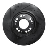 R1 Concepts 91-04 Dodge STEALTH Front Right Drilled & Slotted Black Brake Rotor by R1 Concepts RNC-633-72015R