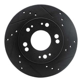 R1 Concepts 90-05 Chrysler SEBRING Front Right Drilled & Slotted Black Brake Rotor by R1 Concepts RNC-633-72023R
