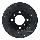 R1 Concepts 92-00 Dodge COLT Front Right Drilled & Slotted Black Brake Rotor by R1 Concepts RNC-633-72024R