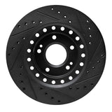 R1 Concepts 93-99 Dodge STEALTH Front Left Drilled & Slotted Black Brake Rotor by R1 Concepts RNC-633-72031L