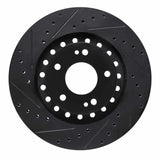 R1 Concepts 93-99 Dodge STEALTH Front Left Drilled & Slotted Black Brake Rotor by R1 Concepts RNC-633-72031L