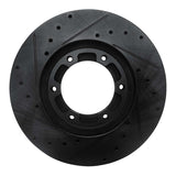R1 Concepts 05-18 Mitsubishi Fuso Front Right Drilled & Slotted Black Brake Rotor by R1 Concepts RNC-633-72067R