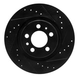 R1 Concepts 98-15 Volkswagen Beetle Front Right Drilled & Slotted Black Brake Rotor by R1 Concepts RNC-633-74016R