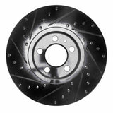 R1 Concepts 98-18 Audi A1 (Mexico) Front Right Drilled & Slotted Black Brake Rotor by R1 Concepts RNC-633-74020R