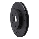 R1 Concepts 05-15 Volkswagen BORA (Mexico) Front Right Drilled & Slotted Black Brake Rotor by R1 Concepts RNC-633-74032R