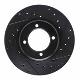 R1 Concepts 81-82 Toyota Cressida Front Right Drilled & Slotted Black Brake Rotor by R1 Concepts RNC-633-76015R