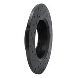 R1 Concepts 81-85 Toyota 4Runner Front Right Drilled & Slotted Black Brake Rotor by R1 Concepts RNC-633-76095R