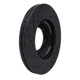 R1 Concepts 84-95 Toyota Pickup Front Right Drilled & Slotted Black Brake Rotor