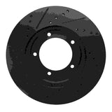 R1 Concepts 98-07 Lexus LX470 Front Right Drilled & Slotted Black Brake Rotor by R1 Concepts RNC-633-76112R
