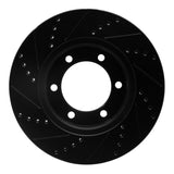 R1 Concepts 00-07 Toyota SEQUOIA Front Right Drilled & Slotted Black Brake Rotor by R1 Concepts RNC-633-76124R