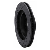 Dynamic Friction 2003-2023 Toyota Tacoma Front Right Drilled & Slotted Black Brake Rotor by Dynamic Friction Company 633-76128R