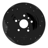 R1 Concepts 18-24 Toyota Camry Rear Left Drilled & Slotted Black Brake Rotor by R1 Concepts RNC-633-76152L