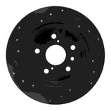 R1 Concepts 18-24 Toyota Camry Rear Right Drilled & Slotted Black Brake Rotor by R1 Concepts RNC-633-76152R