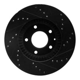 R1 Concepts 01-02 Mazda Millenia Front Left Drilled & Slotted Black Brake Rotor by R1 Concepts RNC-633-80035L