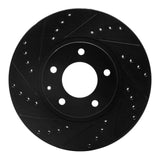 R1 Concepts 01-02 Mazda Millenia Front Left Drilled & Slotted Black Brake Rotor by R1 Concepts RNC-633-80035L