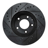 R1 Concepts 01-02 Mazda Millenia Front Right Drilled & Slotted Black Brake Rotor by R1 Concepts RNC-633-80035R