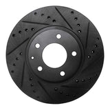 R1 Concepts 01-02 Mazda Millenia Front Right Drilled & Slotted Black Brake Rotor by R1 Concepts RNC-633-80035R