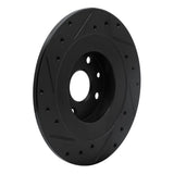 R1 Concepts 01-05 Mazda Miata Rear Right Drilled & Slotted Black Brake Rotor by R1 Concepts RNC-633-80037R