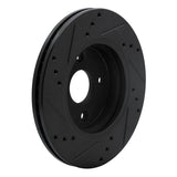 R1 Concepts 11-15 Mazda 2 (Mexico) Front Right Drilled & Slotted Black Brake Rotor by R1 Concepts RNC-633-80050R