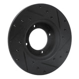 R1 Concepts 74-84 Ford COURIER (USA/Canada) Front Left Drilled & Slotted Black Brake Rotor by R1 Concepts RNC-633-80054L