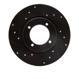 R1 Concepts 74-84 Ford COURIER (USA/Canada) Front Left Drilled & Slotted Black Brake Rotor by R1 Concepts RNC-633-80054L