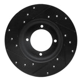 R1 Concepts 74-84 Ford COURIER (USA/Canada) Front Right Drilled & Slotted Black Brake Rotor by R1 Concepts RNC-633-80054R