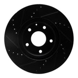 R1 Concepts 13-15 Mazda Cx-5 Front Right Drilled & Slotted Black Brake Rotor by R1 Concepts RNC-633-80071R