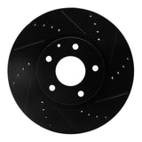 R1 Concepts 13-15 Mazda Cx-5 Front Right Drilled & Slotted Black Brake Rotor by R1 Concepts RNC-633-80071R